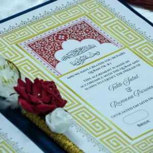 Star Design Nikah Nama Navy Blue - Image 4